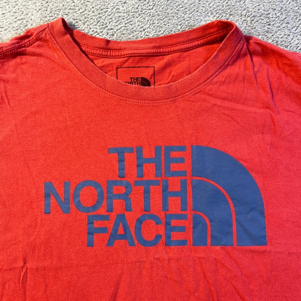 The North Face Red Mens XL Graphic T Shirt Short Sleeve‎ Cotton Casual Tee